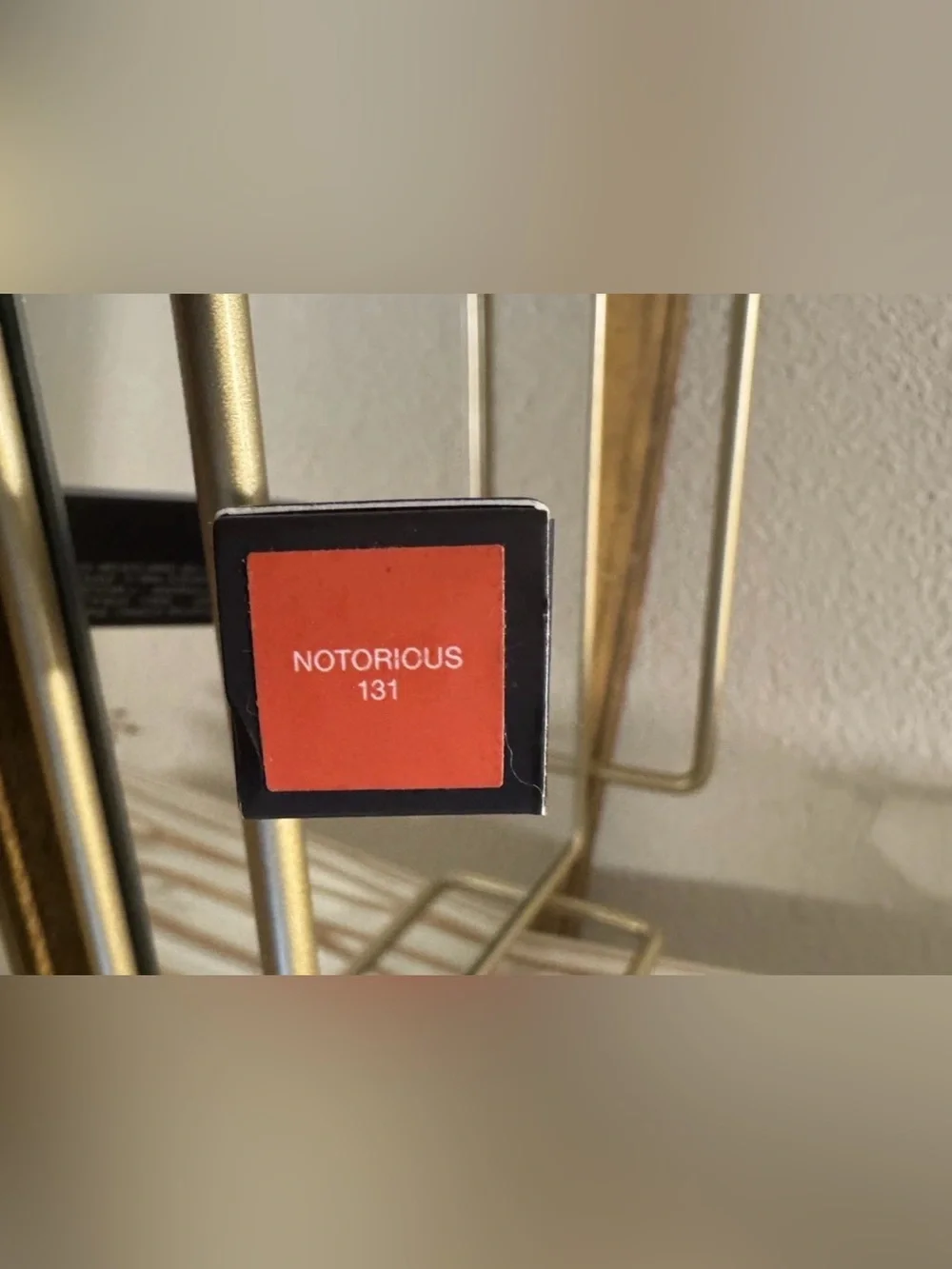 NARS Powermatte Lipstick Stick Matte 131 Notorious Red Orange 0.05 oz/1.5 g